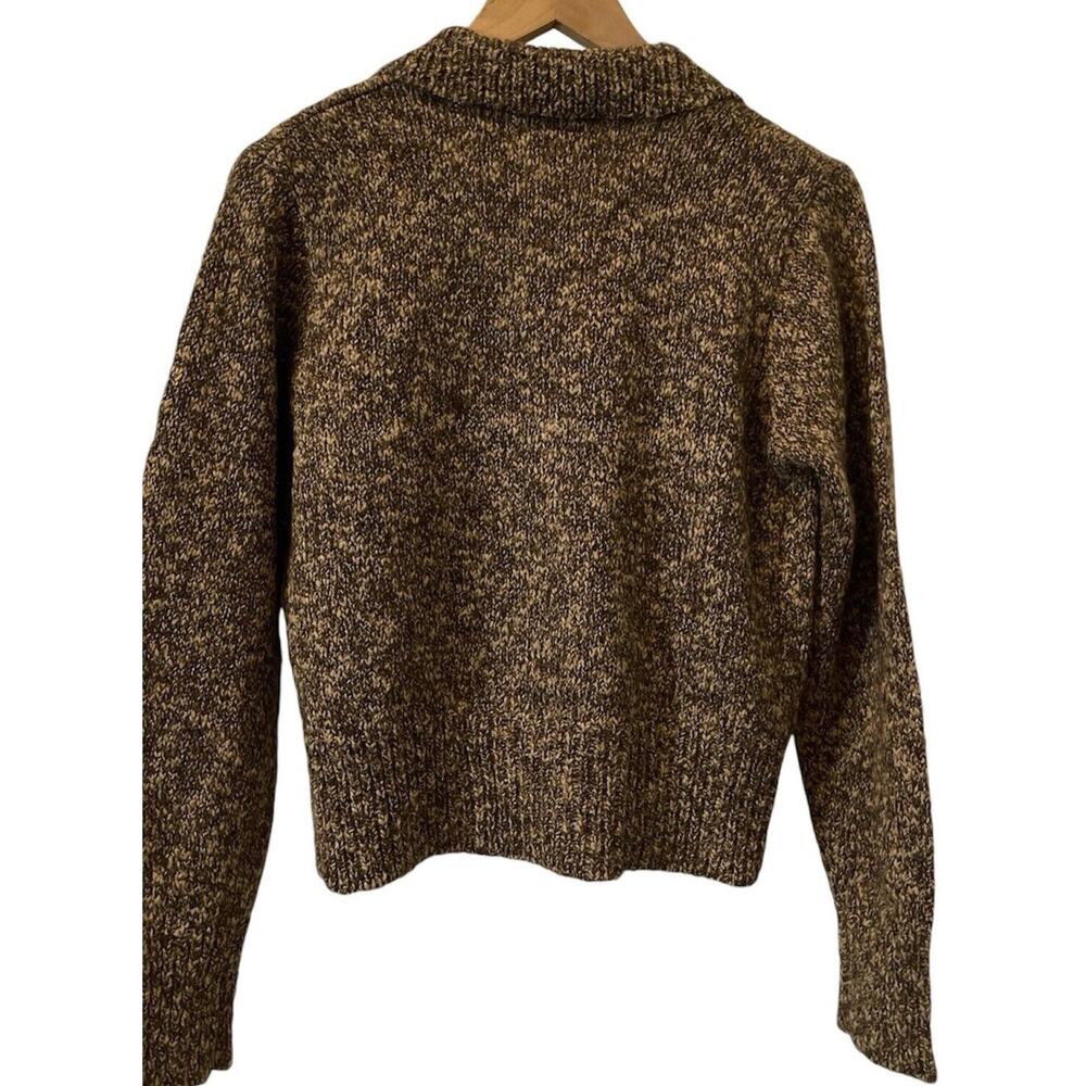MixIt Double Breasted- Collar-Brown Sweater-15% Mohair-Med - Picture 9 of 9